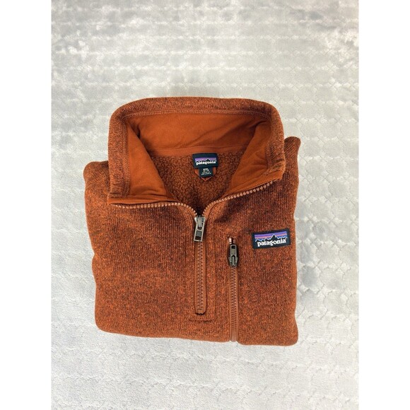 Patagonia Other - Patagonia Better Sweater Size XXL 1/4 Zip Burnished Red Pullover Youth Pocket